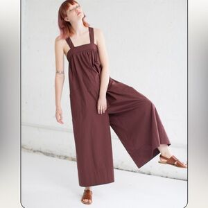 Ulla Johnson Rafaella Jumpsuit in Raisin